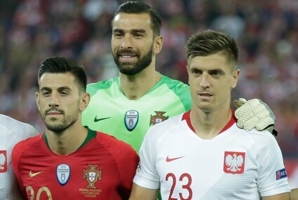 Bernardo Silva, Rui Patricio i Krzysztof Piątek