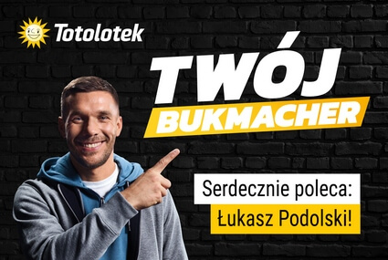 Łukasz Podolski ambasadorem Totolotka