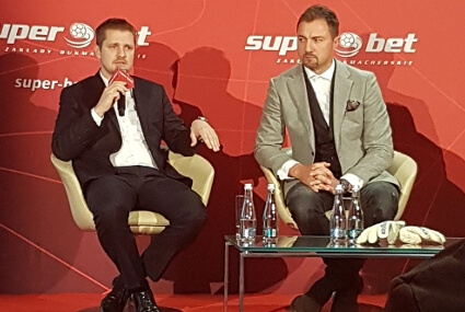 Prezes Superbet Aleš Dobeš i Jerzy Dudek