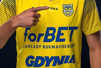 forBET sponsorem głównym Arki Gdynia