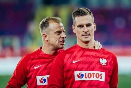 Kamil Grosicki i Arkadiusz Milik