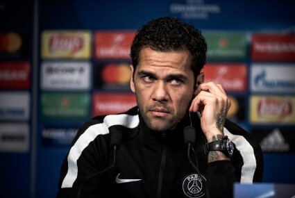 Dani Alves w barwach PSG