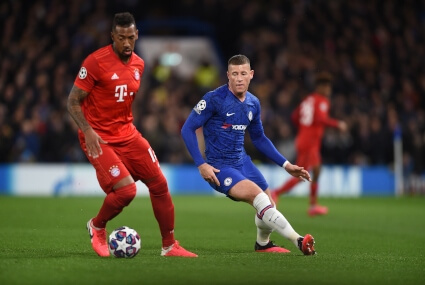 Jerome Boateng w meczu przeciw Chelsea