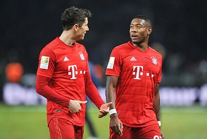 David Alaba i Robert Lewandowski