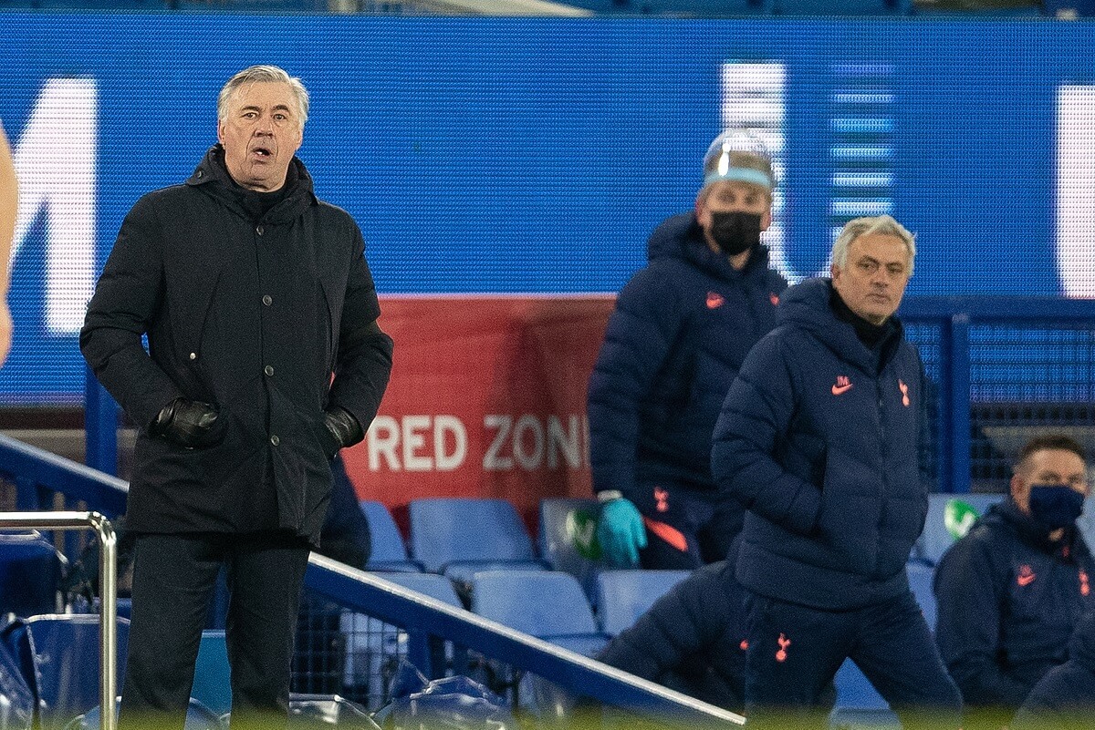 Carlo Ancelotti Jose Mourinho