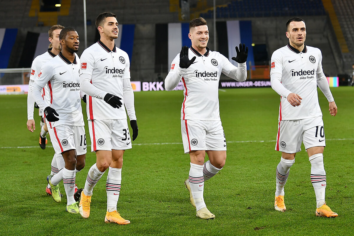 Piłkarze Eintracht Frankfurt