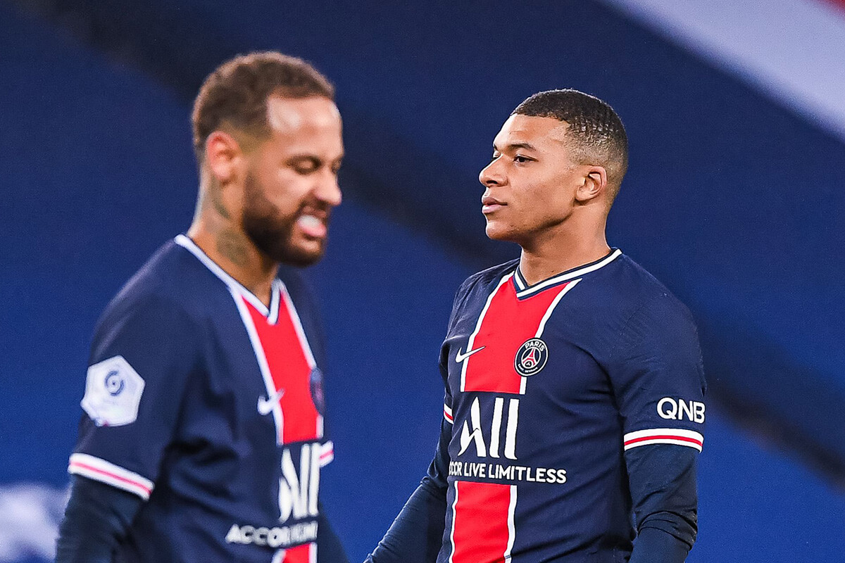 Neymar i Kylian Mbappe