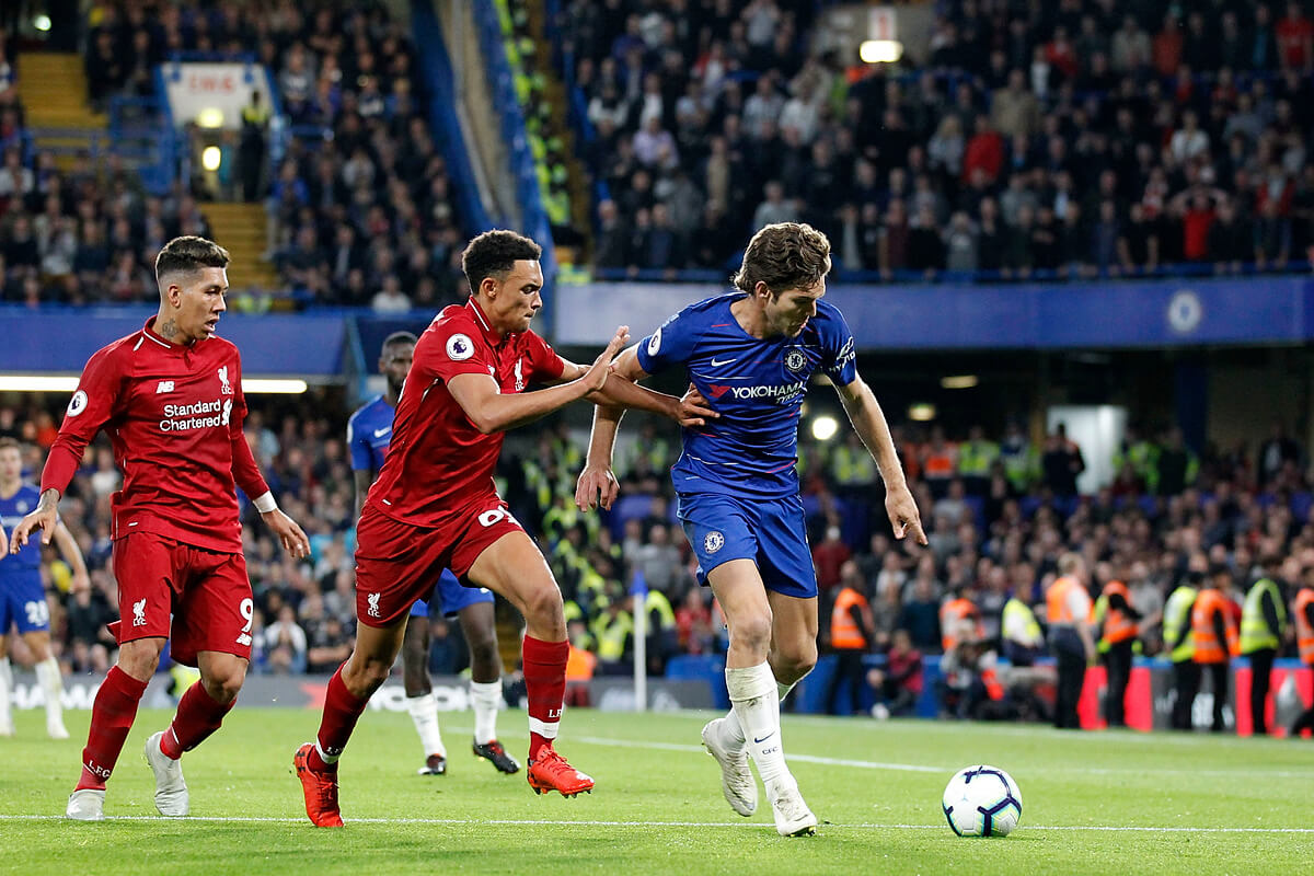 Roberto Firmino, Marcos Alonso,Trent Alexander-Arnold