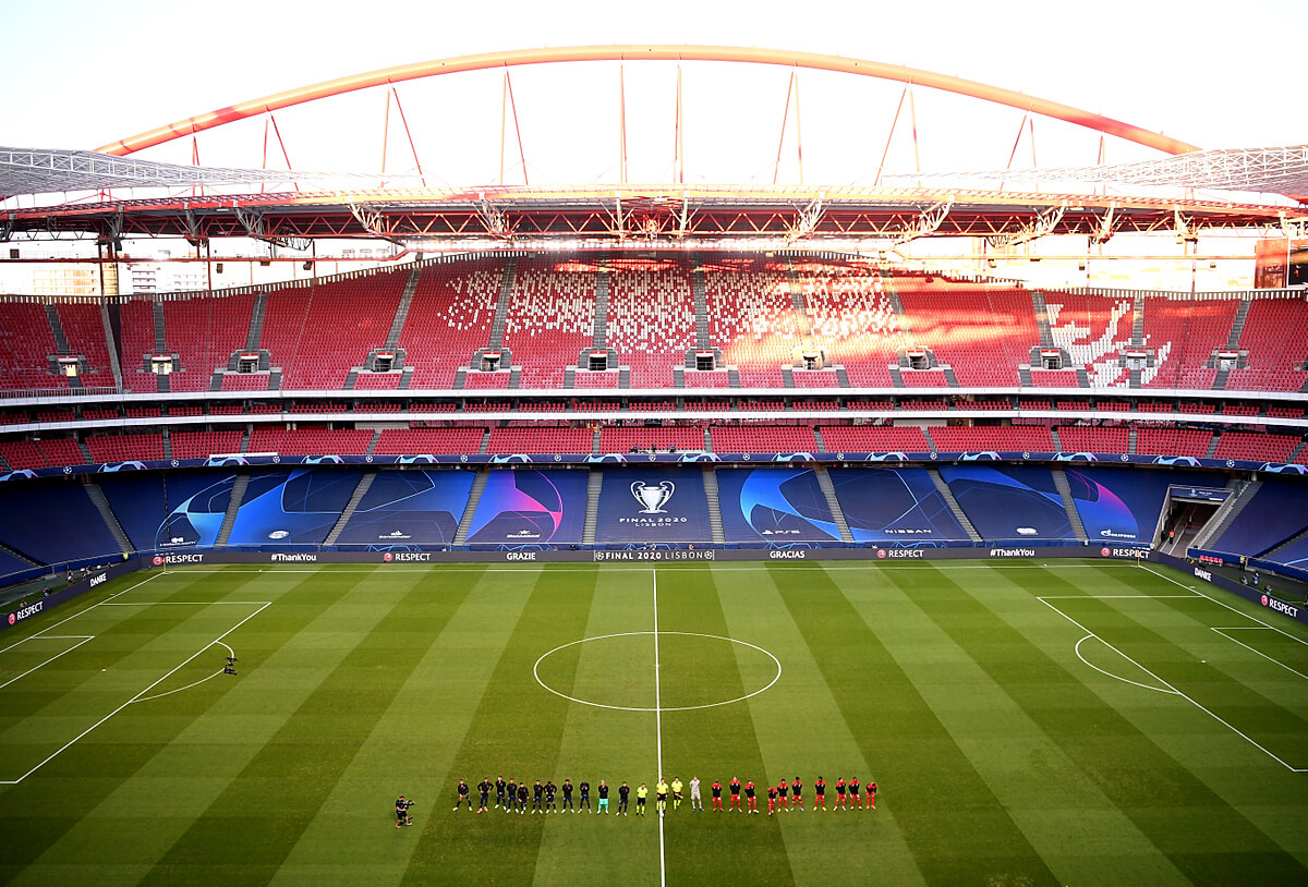 Finał Ligi Mistrzów na pustym stadionie