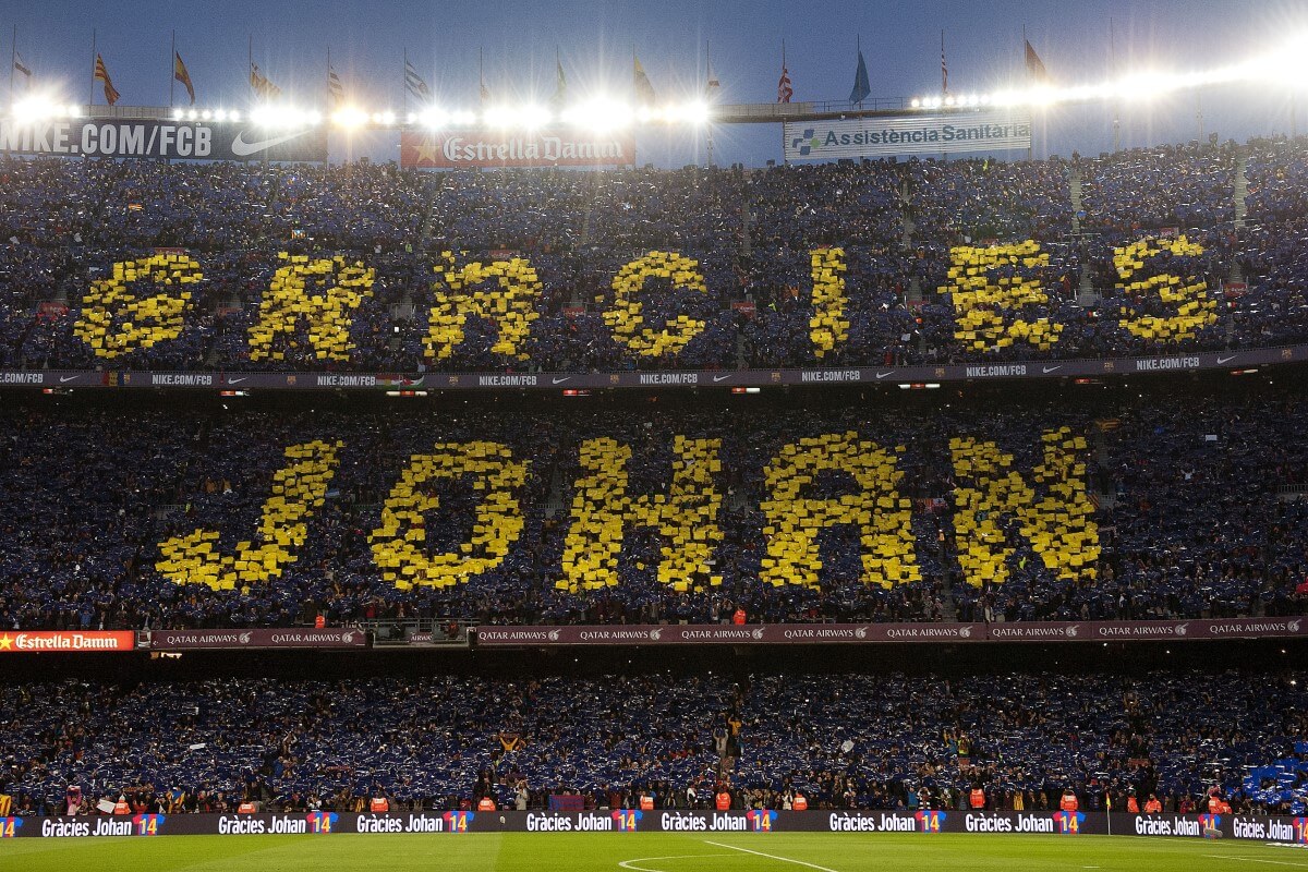 FC Barcelona dziękuje Cruyffowi