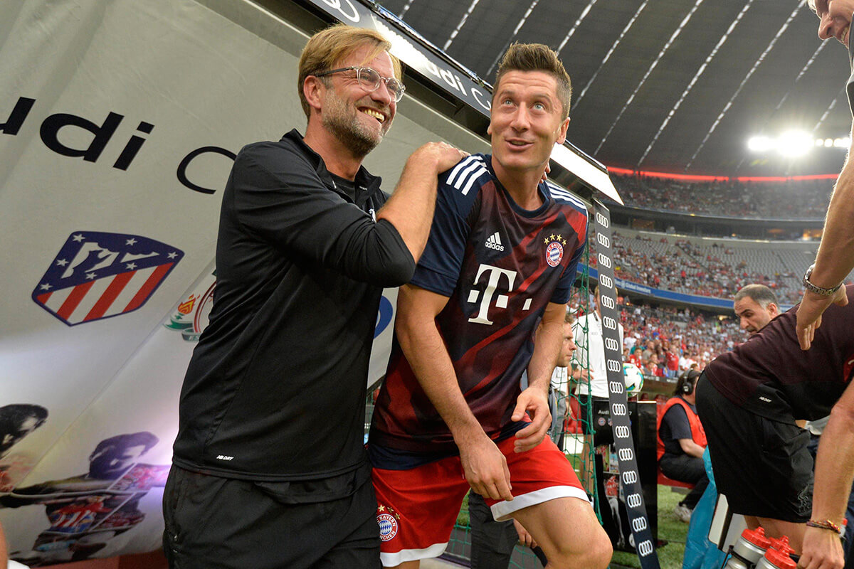 Juergen Klopp i Robert Lewandowski