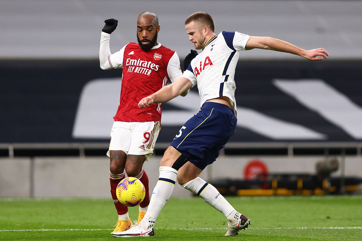 Alexandre Lacazette i Eric Dier