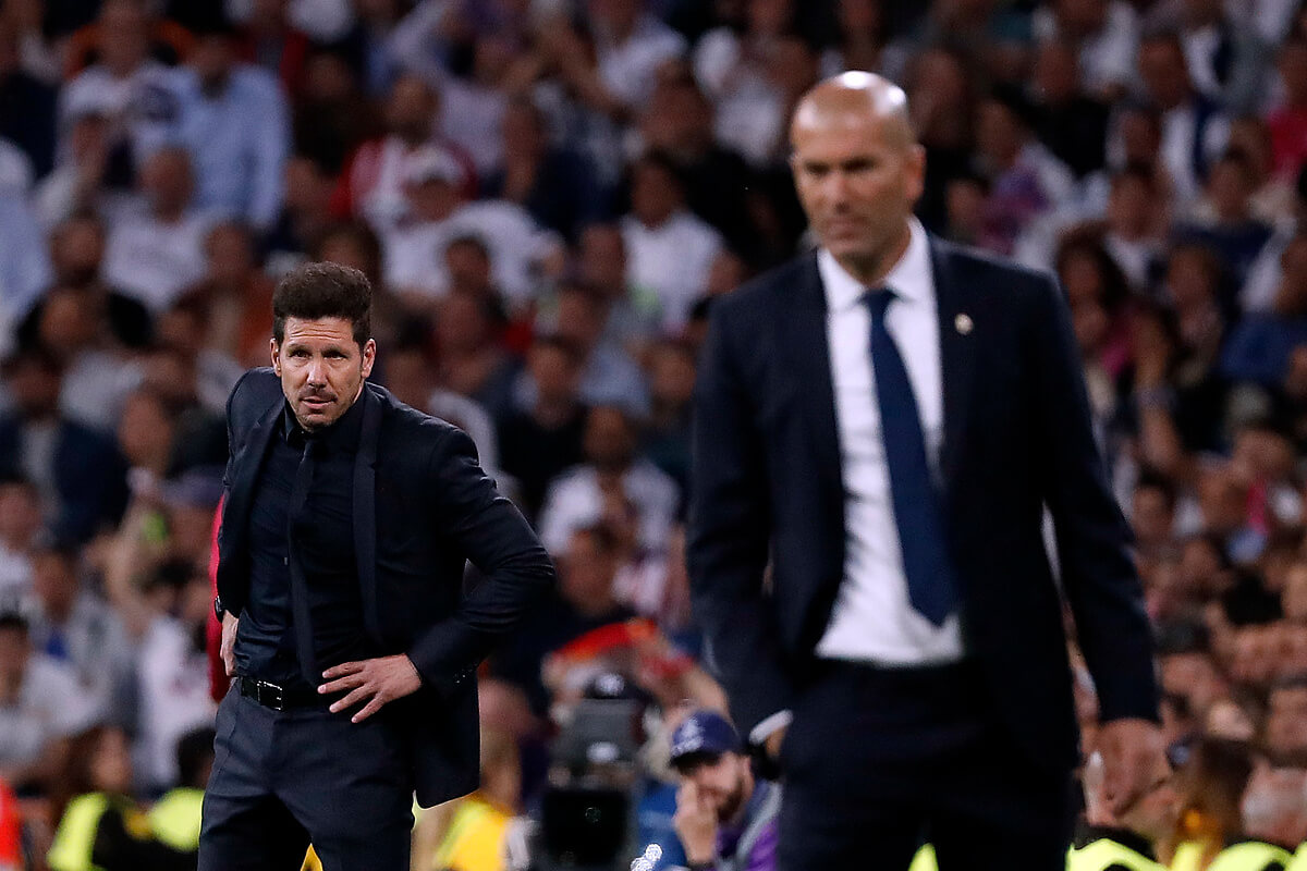 Diego Simeone i Zinedine Zidane