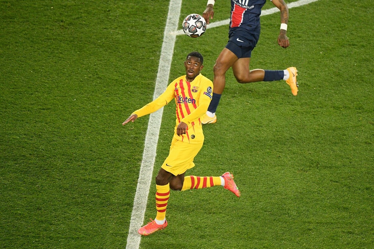 Ousmane Dembele w meczu z PSG