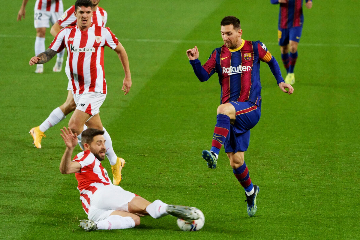 Lionel Messi w lutowym meczu z Athletikiem