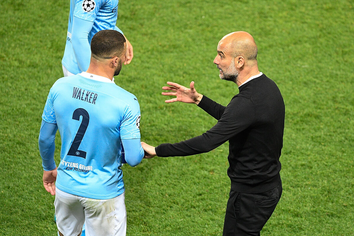 Kyle Walker & Pep Guardiola