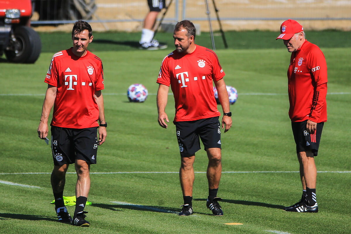 Miroslav Klose, Hansi Flick i Hermann Gerland