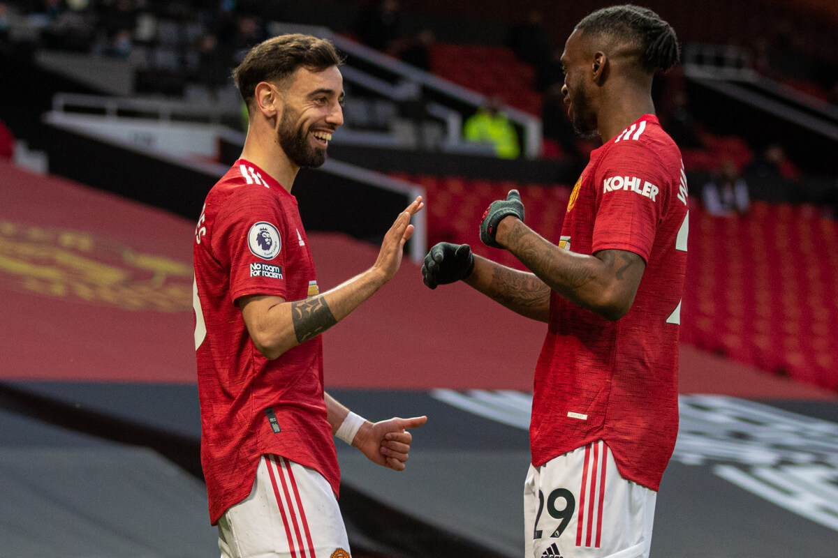 Bruno Fernandes i Aaron Wan-Bissaka