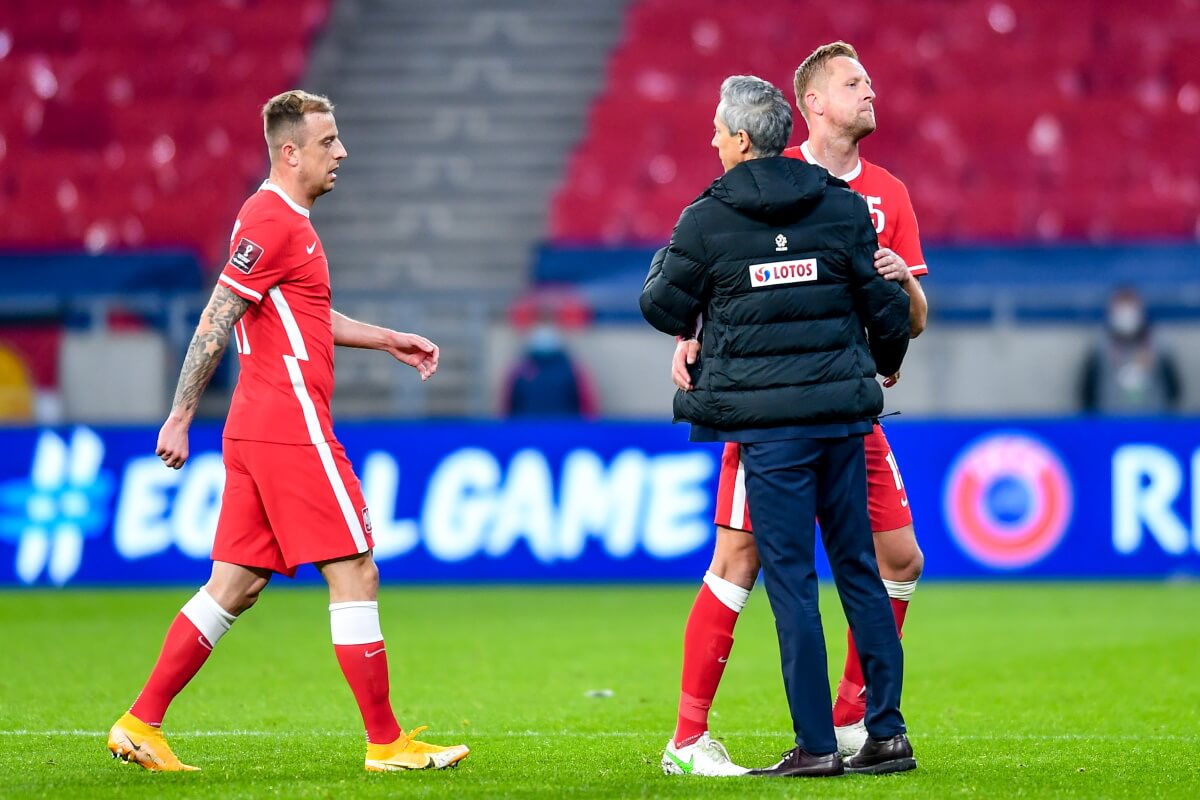 Kamil Grosicki i Paulo Sousa