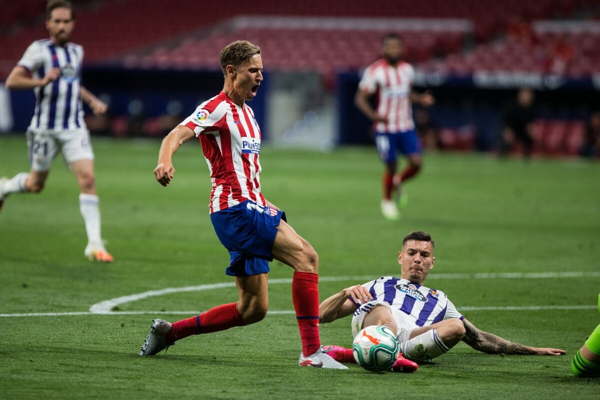 Marcos Llorente w meczu z Realem Valladolid