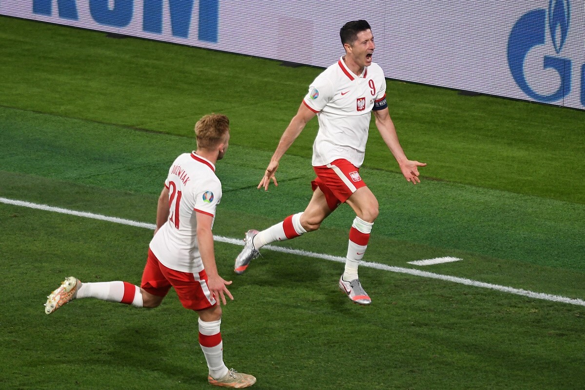 Robert Lewandowski i Kamil Jóźwiak