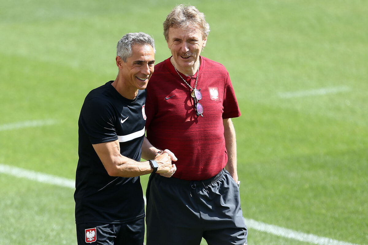 Zbigniew Boniek i Paulo Sousa