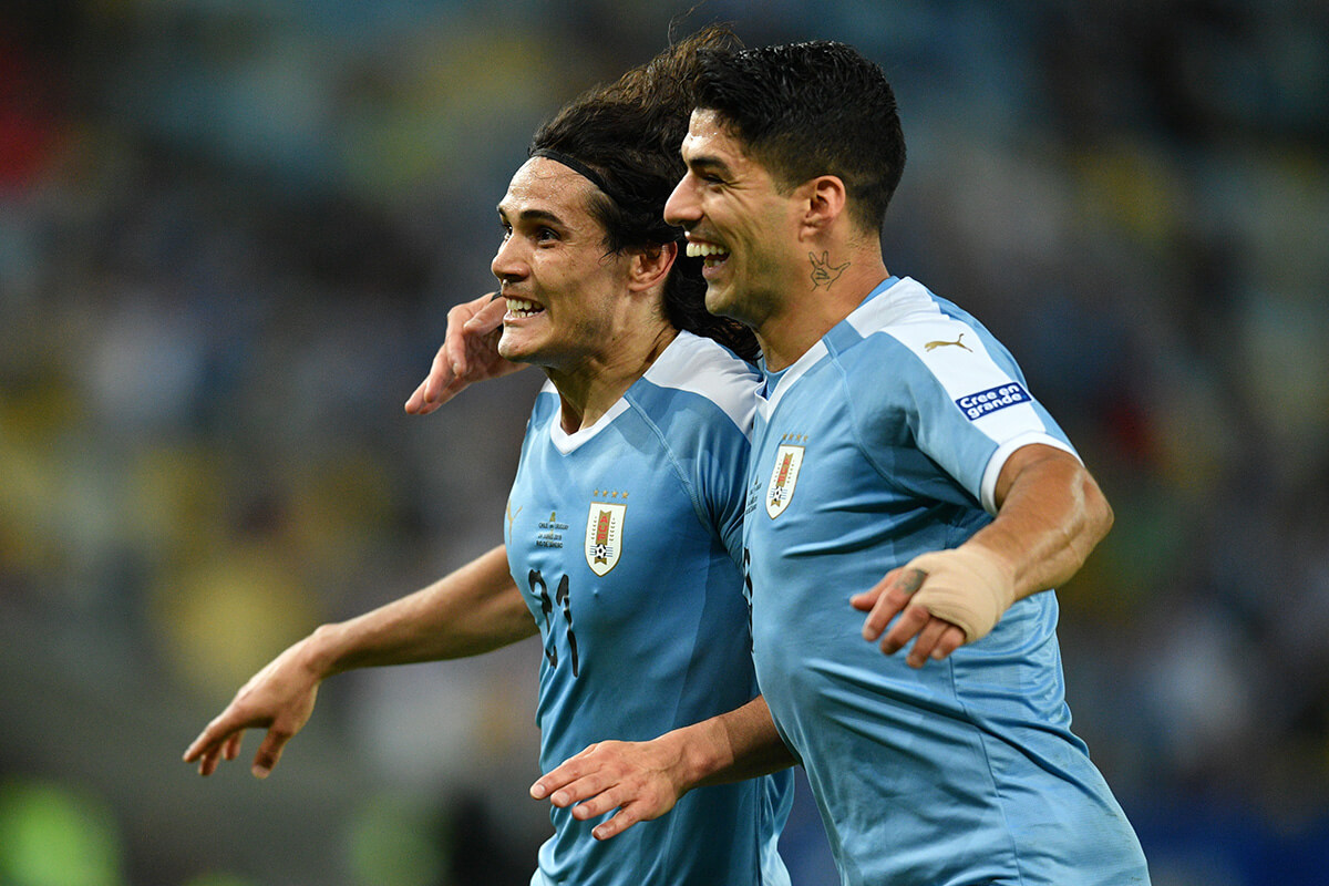 Edinson Cavani i Luis Suarez