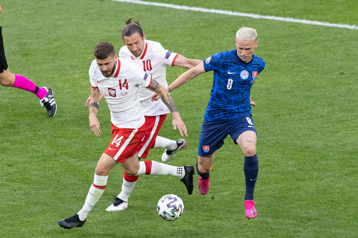 Klich i Krychowiak w meczu ze Słowacją