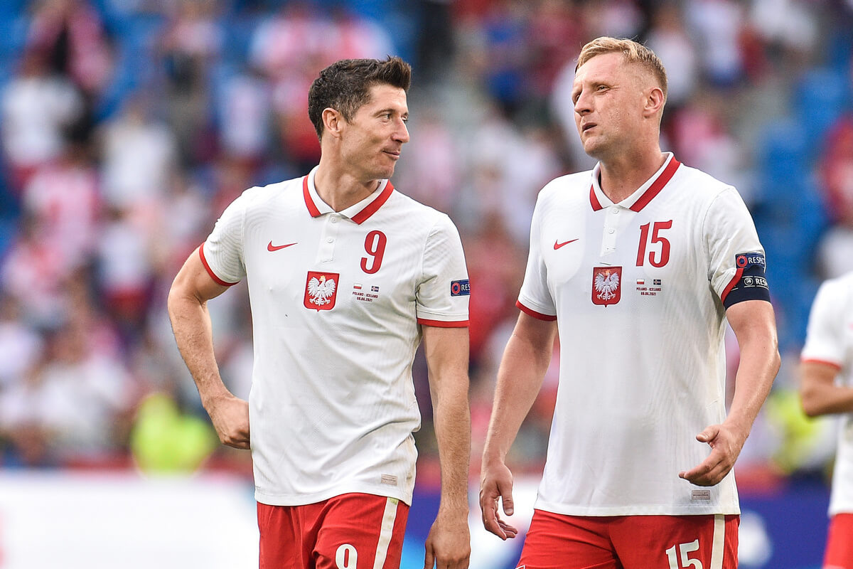 Robert Lewandowski i Kamil Glik