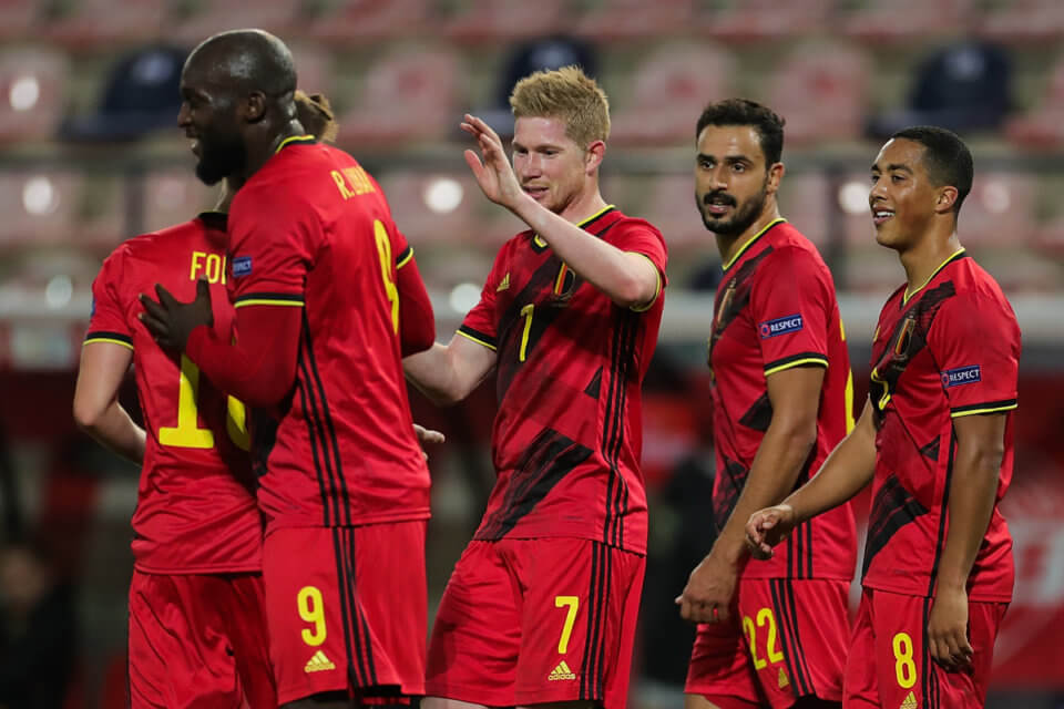 Piłkarze reprezentacji Belgii