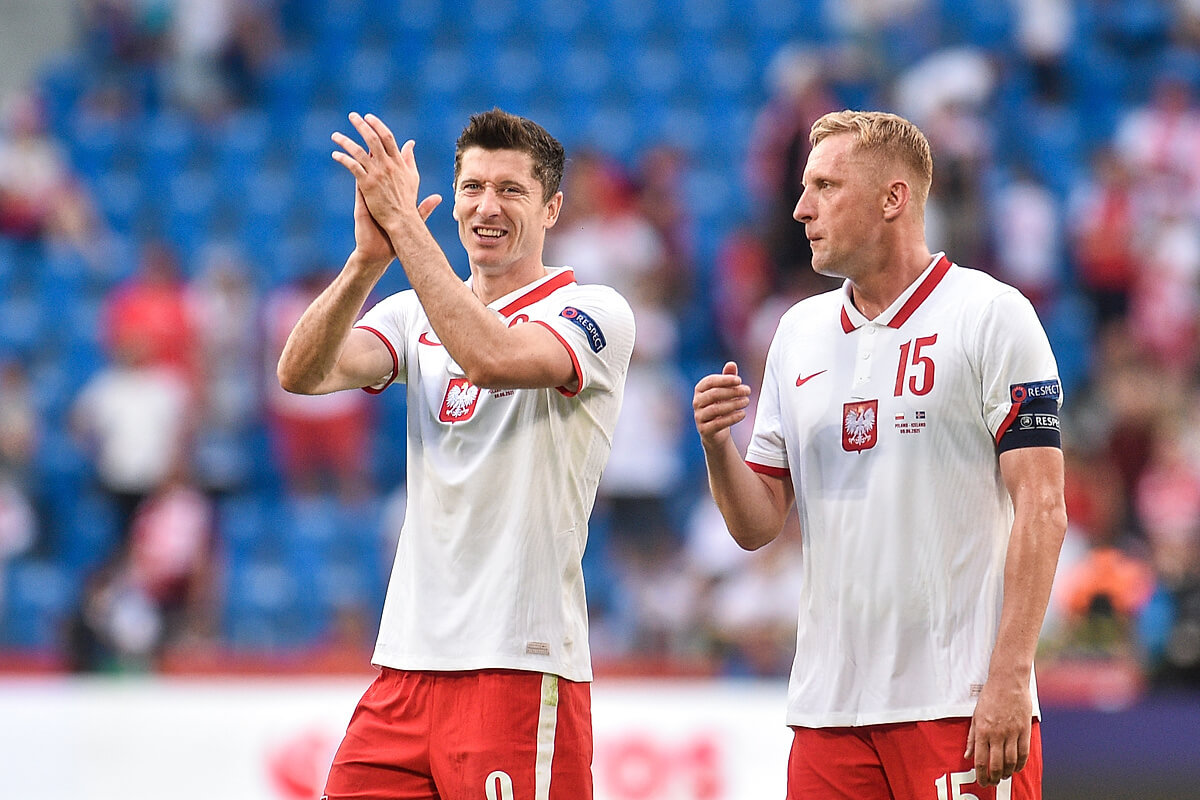 Robert Lewandowski i Kamil Glik