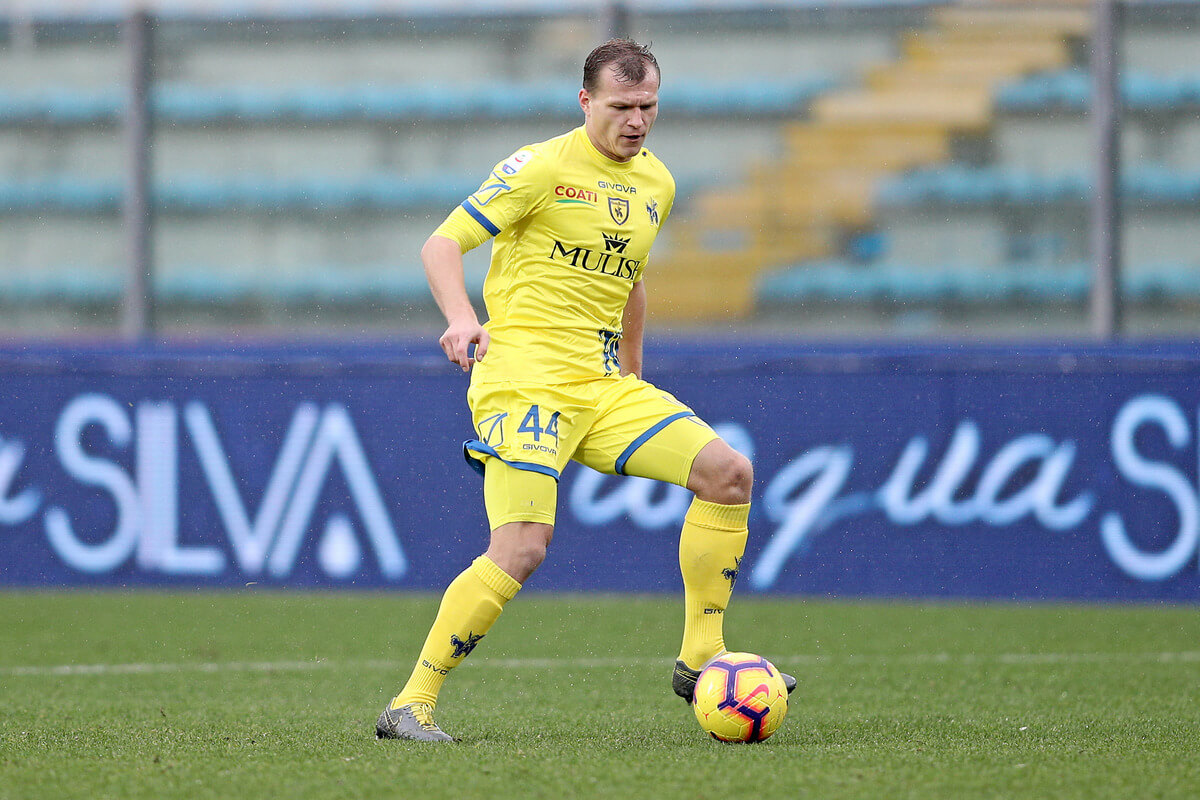 Paweł Jaroszyński w barwach Chievo