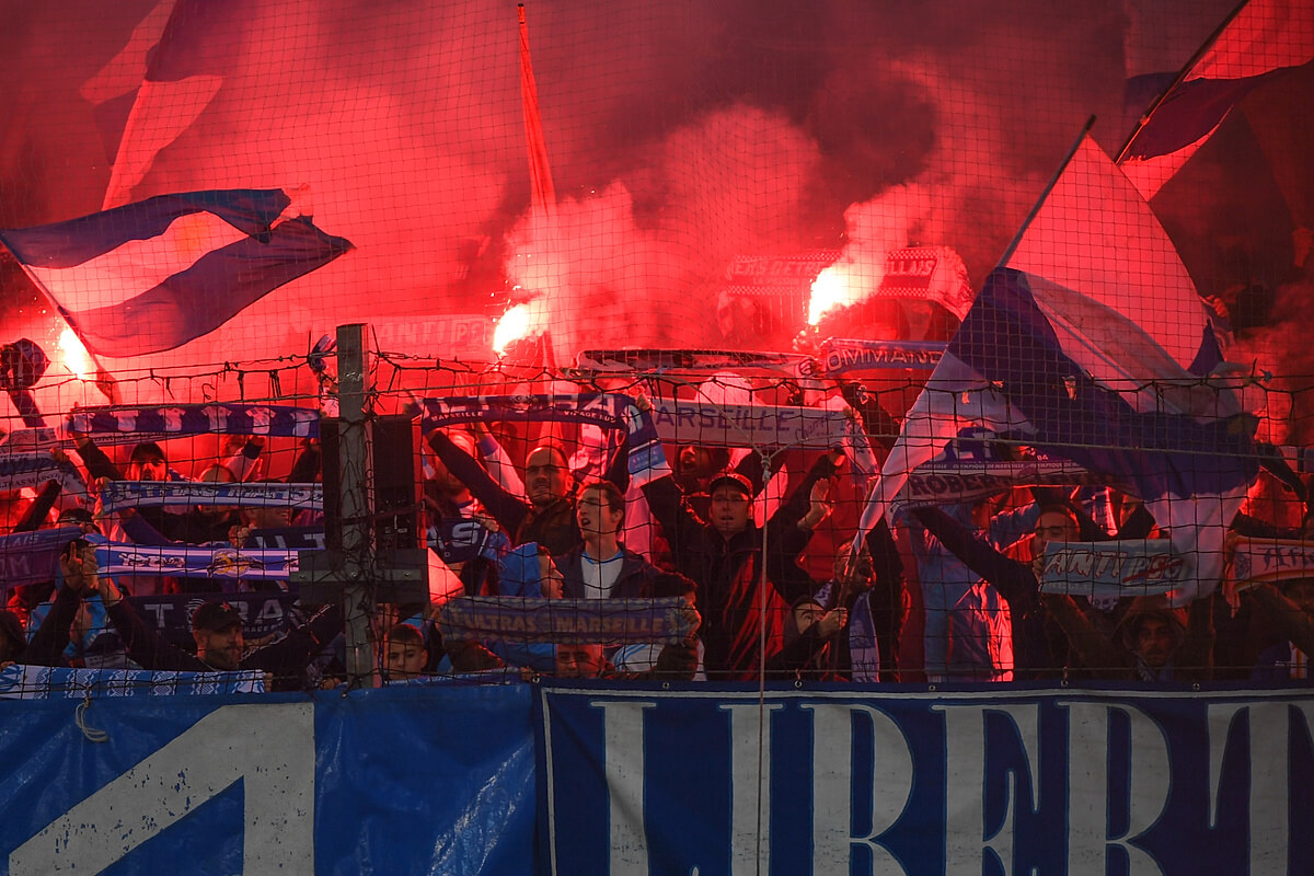 Olympique Marsylia - Paris Saint-Germain kibice