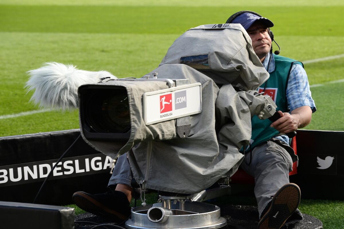 Kamera na meczu Bundesligi