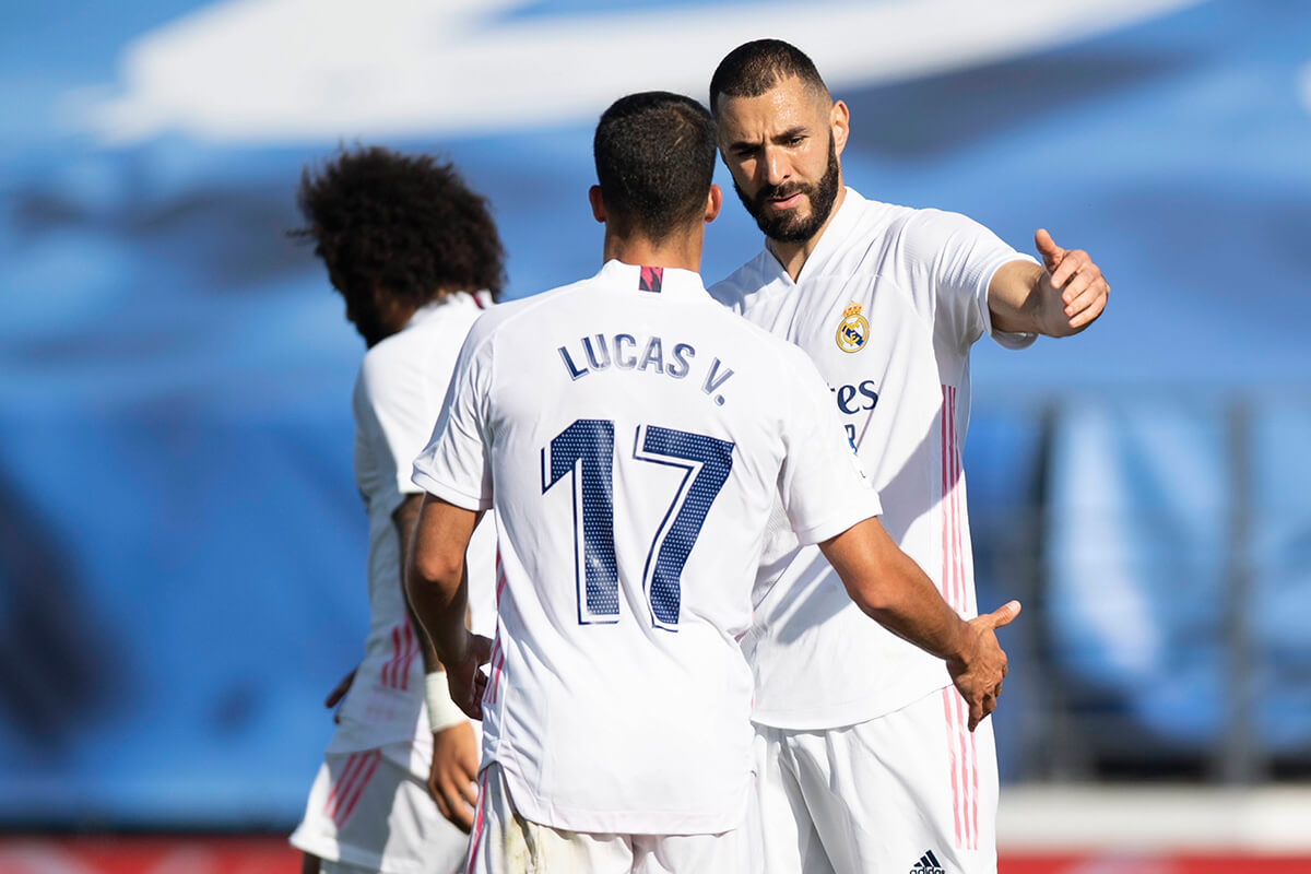 Karim Benzema i Lucas Vazquez