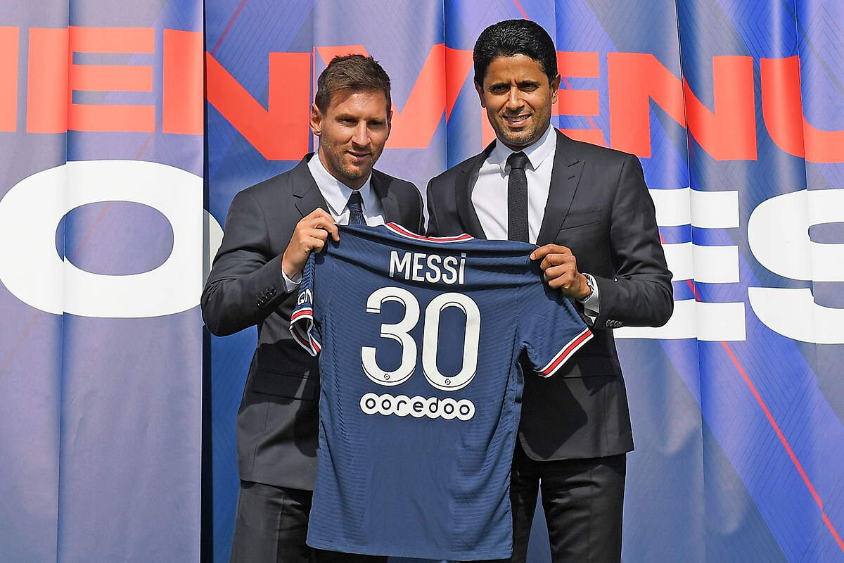 Lionel Messi i Nasser Al-Khelaifi