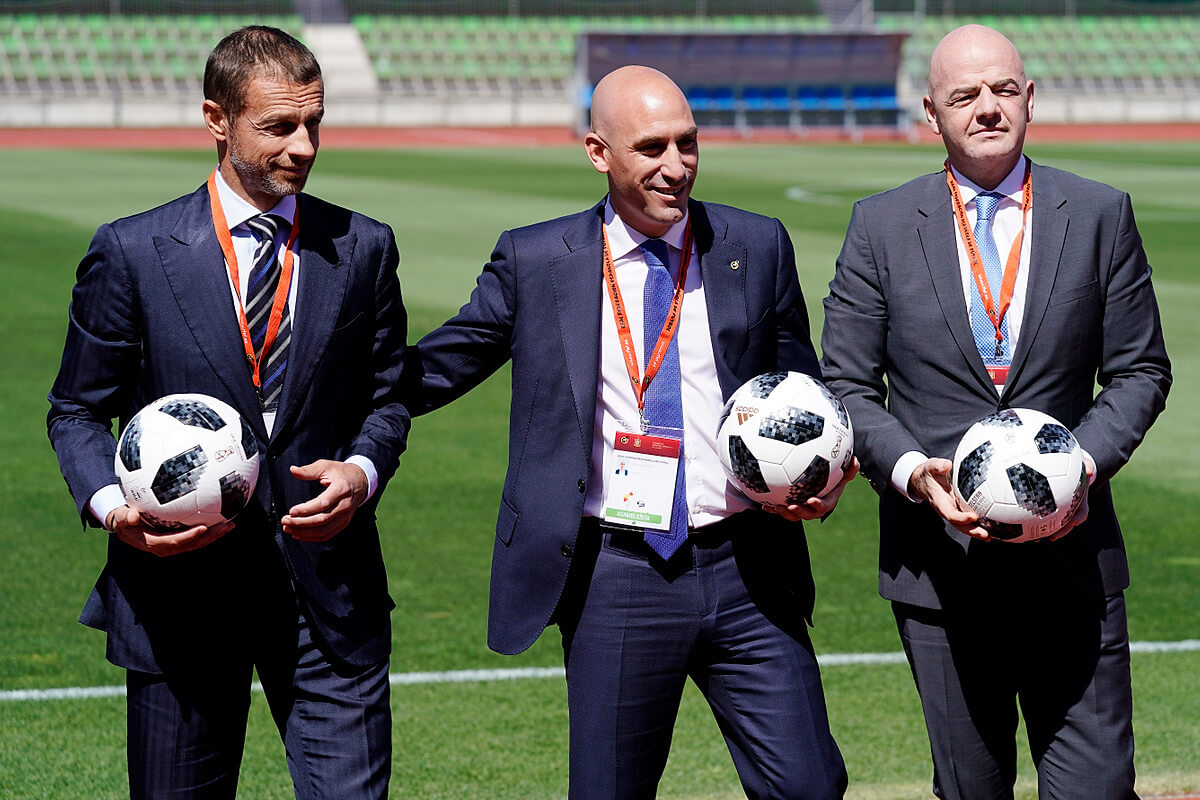 Aleksander Ceferin i Gianni Infantino