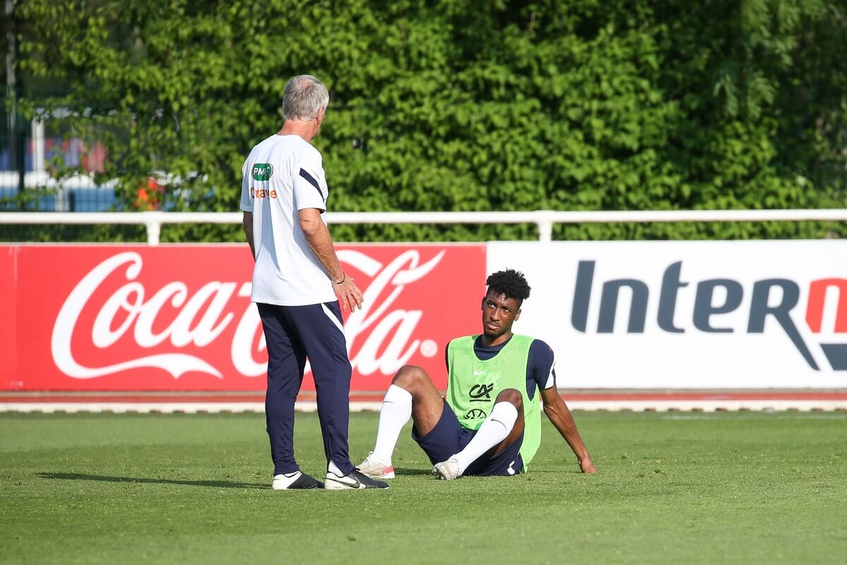 Didier Deschamps i Kingsley Coman