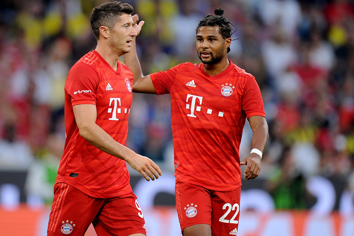 Robert Lewandowski i Serge Gnabry