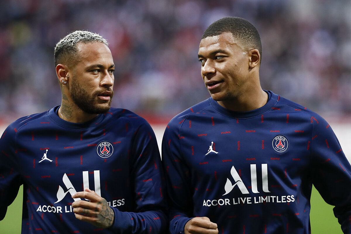 Neymar i Kylian Mbappe