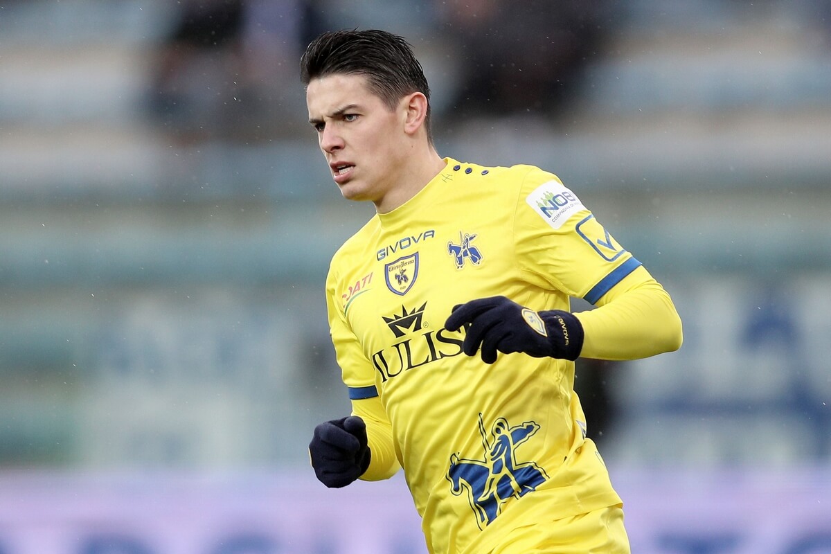 Mariusz Stępiński w barwach Chievo