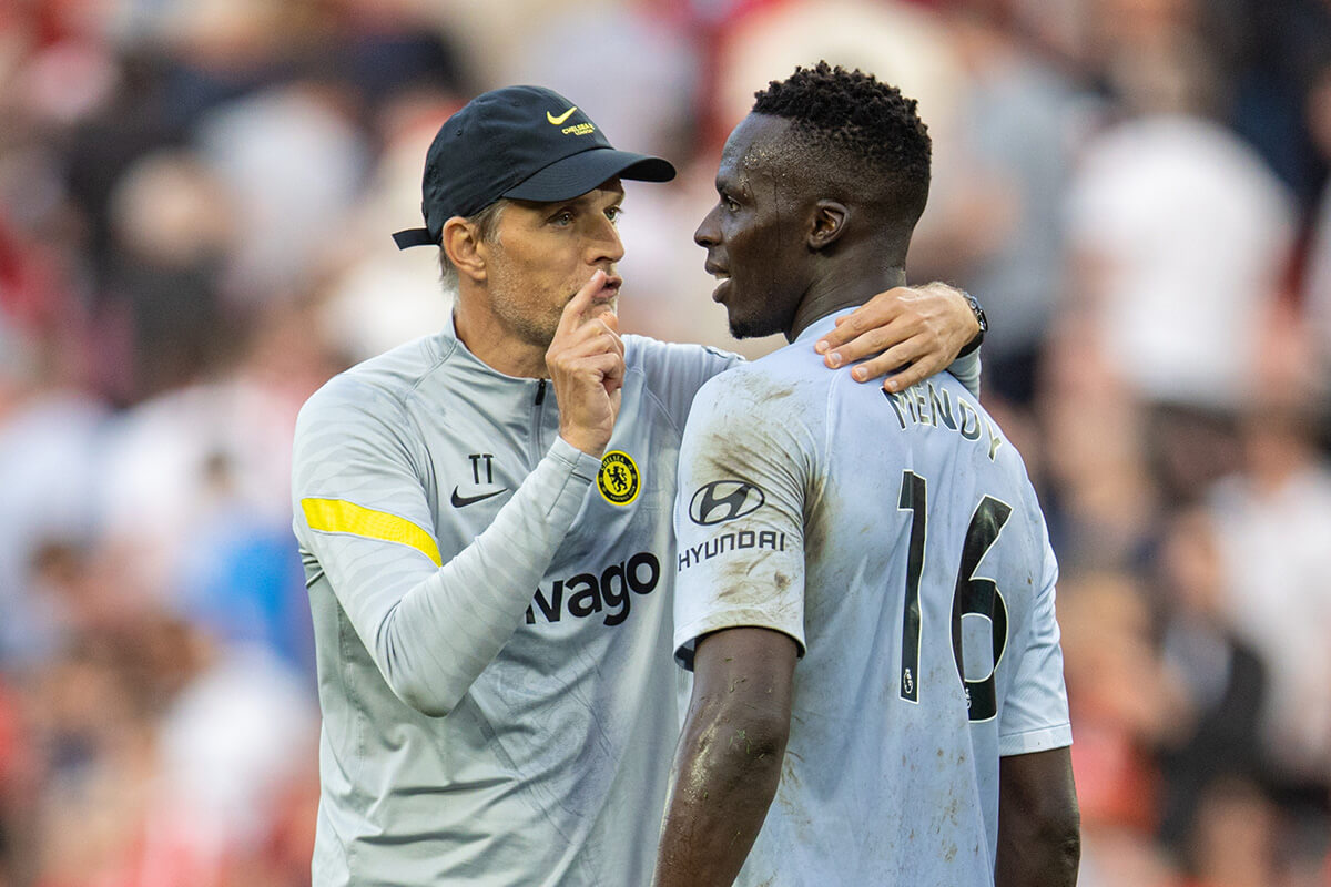 Thomas Tuchel i Edouard Mendy