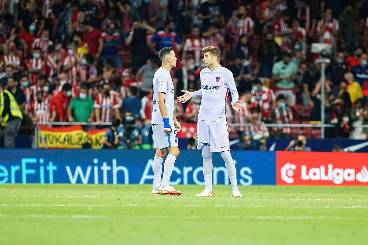 Sergio Busquets i Gerard Pique