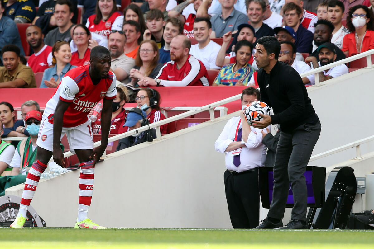 Nicolas Pepe i Mikel Arteta