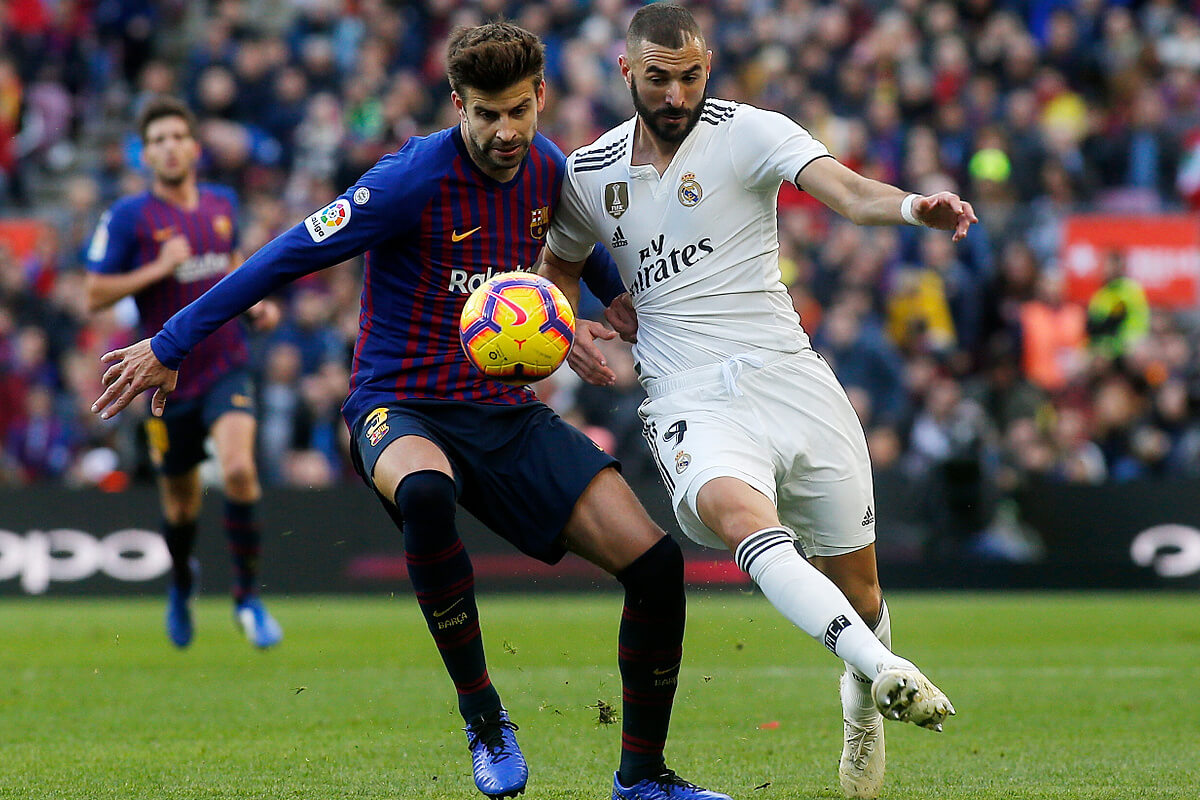 Gerrad Pique i Karim Benzema