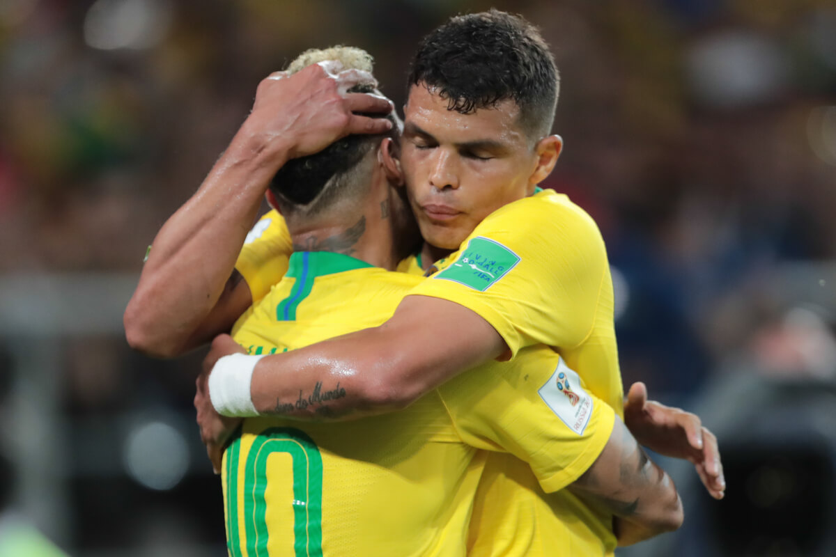 Thiago Silva i Neymar