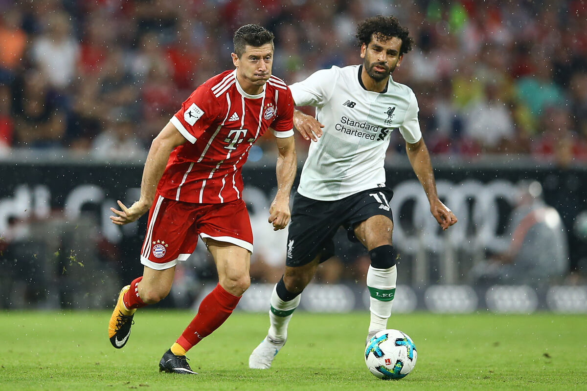 Robert Lewandowski i Mohamed Salah