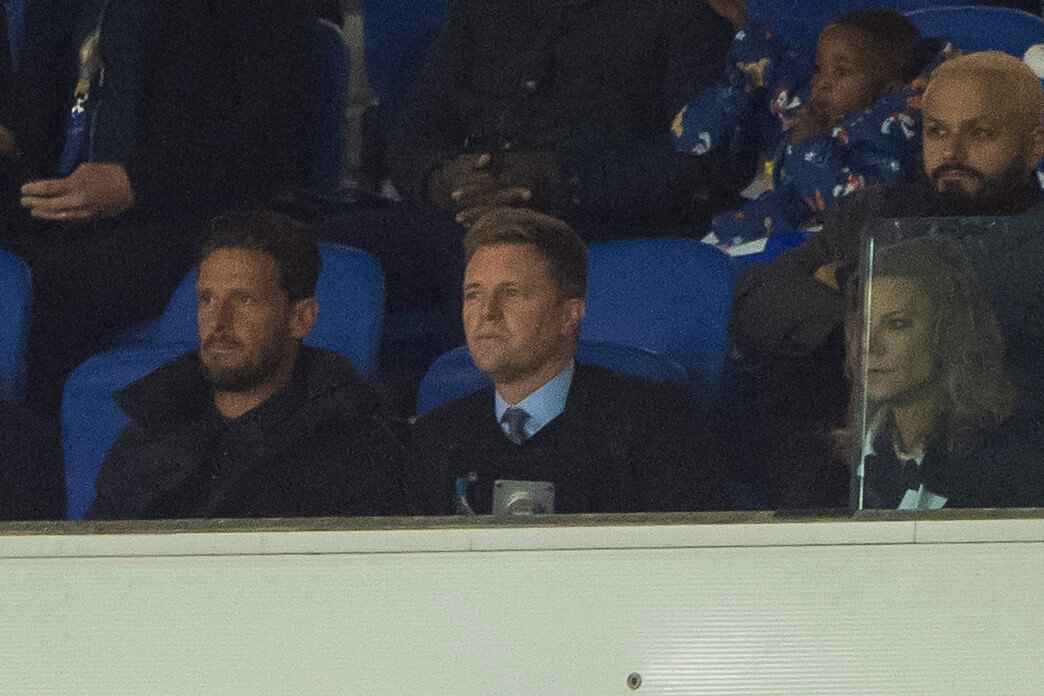 Eddie Howe na meczu Brighton - Newcastle