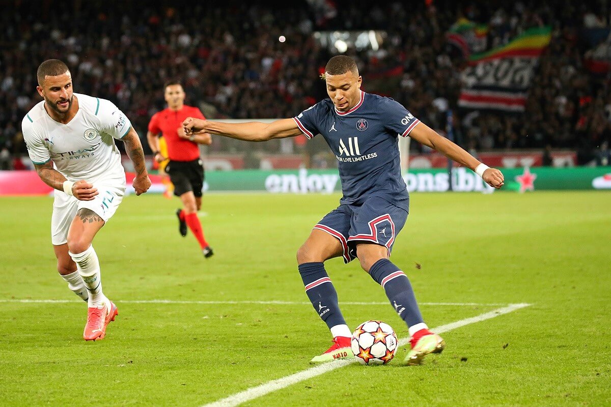 Kyle Walker i Kylian Mbappe