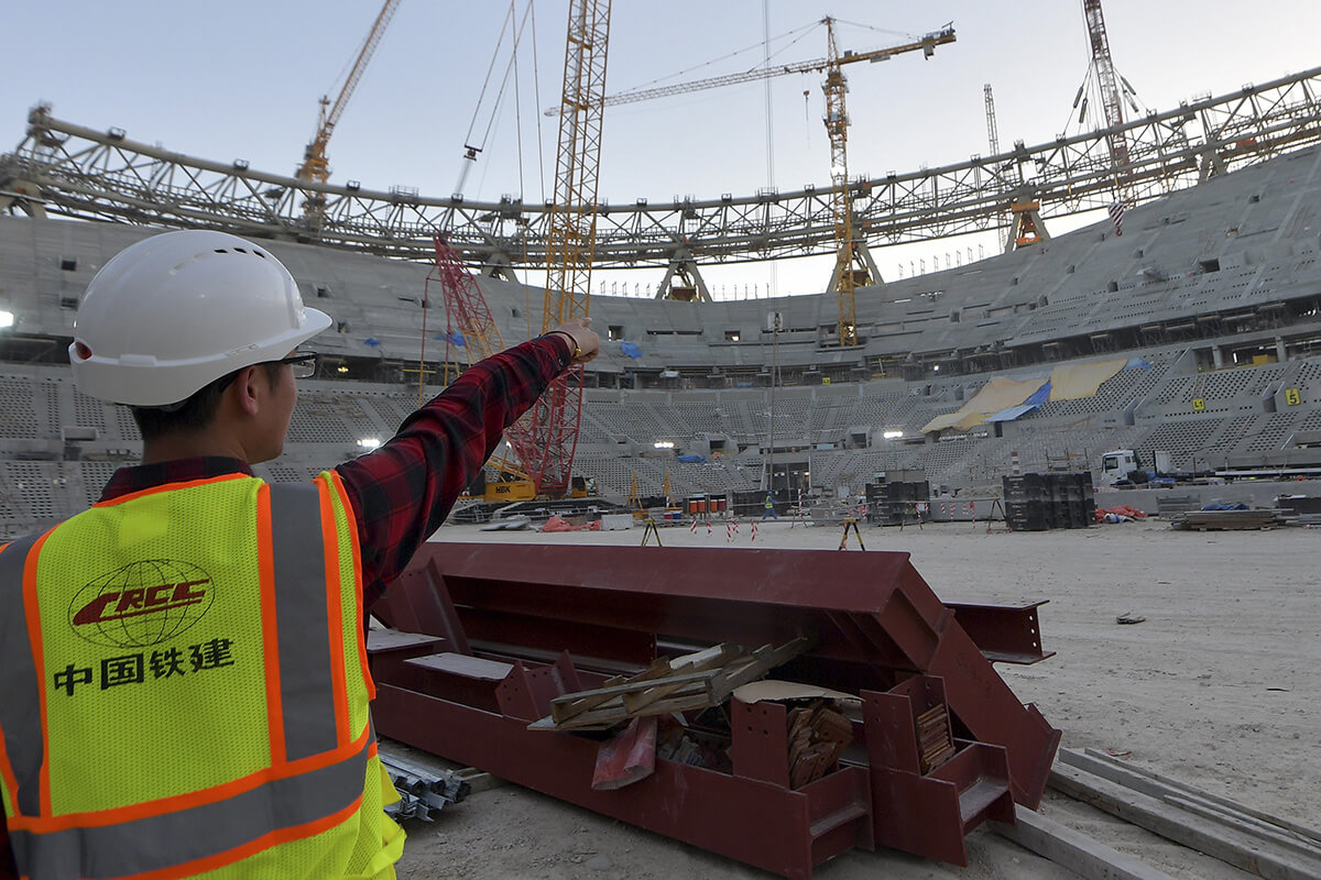 Budowa lusail Stadium